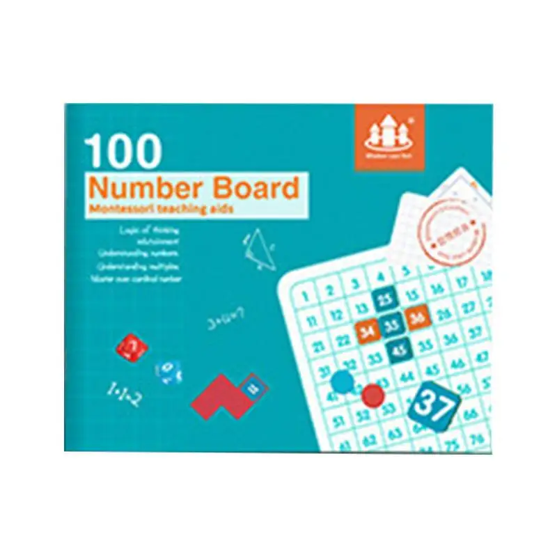 

Magnetic Hundred Number Board Safe And Durable Hundred Board Math Learning Tool Interactive Learning Educational Game For Kids