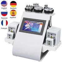 Machine amincissante Laser Lipo 6 en 1 40K à Cavitation ultrasonique sous vide Radio fréquence 8 tampons 1