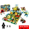 Plants vs. Zombies Battle of the Seabed Sky Model Building Blocks Bricks Kits Set Peashooter Gatling Pea Shooter Figure Toy Gift 3