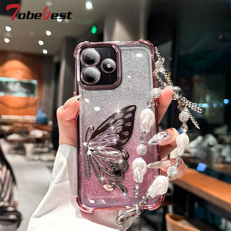 ELEHOLD MagSafe Compatible IPhone 12 Pro Max Glitter Plating Case With - View #9