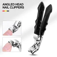 Coupe-ongles anti-éclaboussures pour orteils, grand, épais, dur, spécial, pince diagonale, ciseaux à ongles, outils de manucure ménagers, nouvelle collection 1