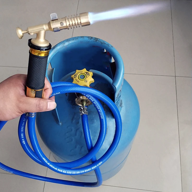 Universal Gas Torch High Temperature Gold Silver Smelting Fire Torch Handheld Copper Aluminum Iron Welding Gun LPG Flamethrower gas torch welding torch