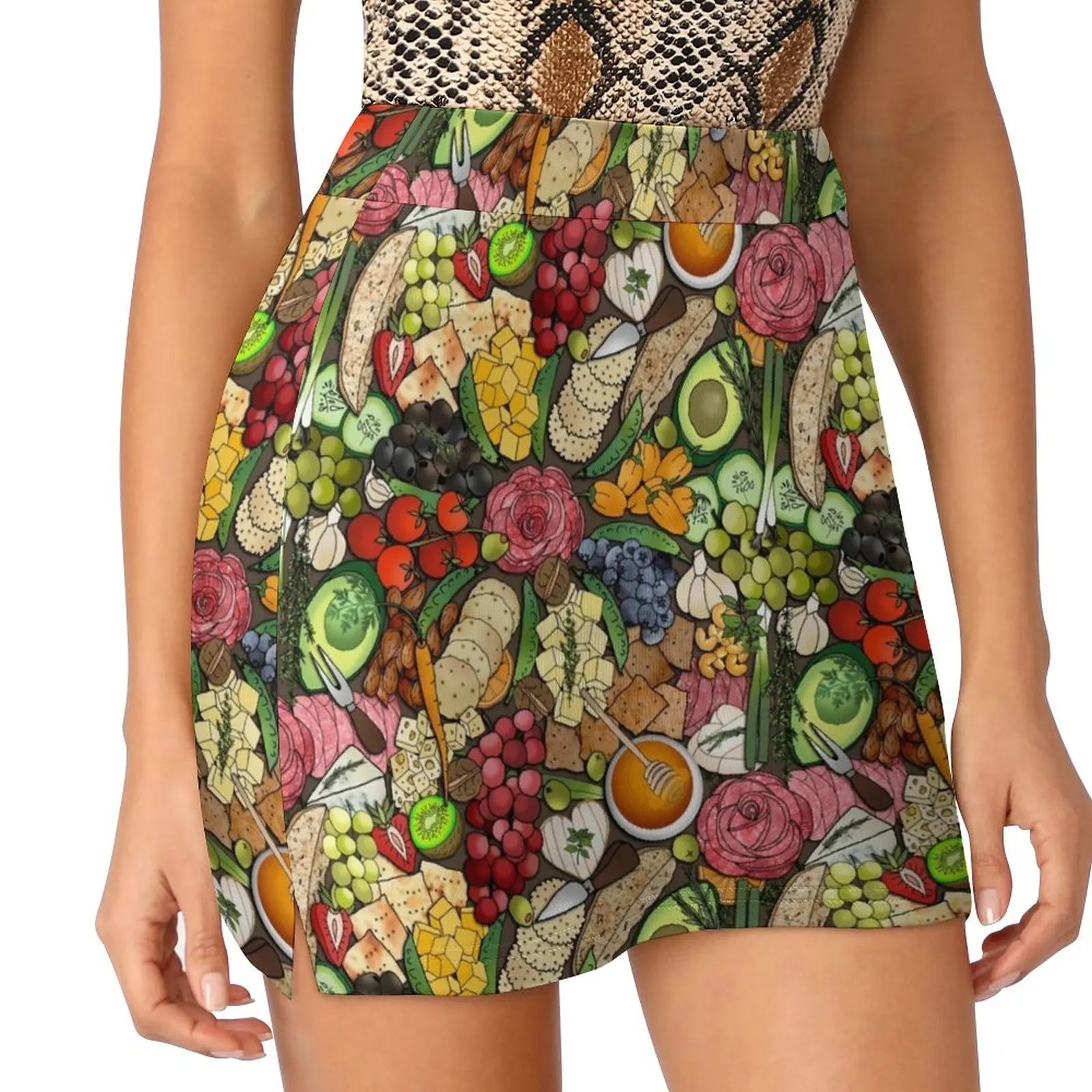 Charcuterie Light proof trouser skirt School skirt girls skirt Miniskirt woman