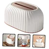 Striped Multi Color Tissue box Toilet Paper Box Bedroom Living Room Dining Table Napkin Holder Home Decoration 5