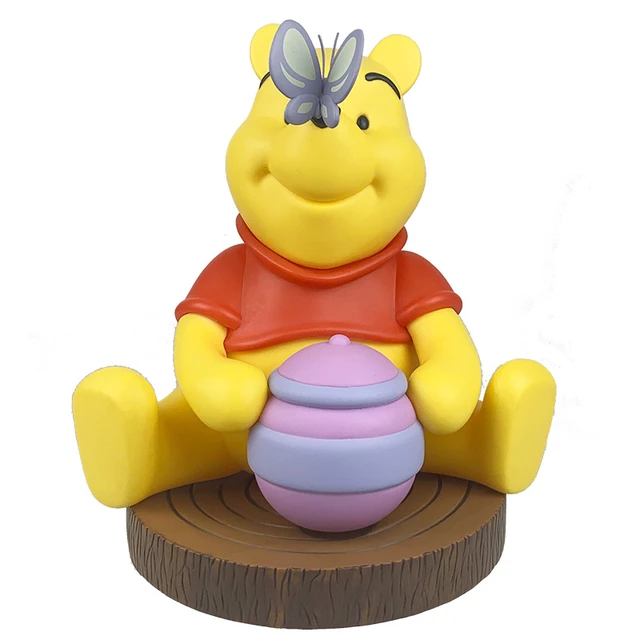 Disney Winnie the Pooh Action Figure Toys 30cm Viny Pooh Bear Winnie  Holding the Honeypot Collection