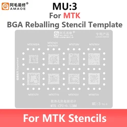 Universal BGA Reballing Steel Net for CPU RAM with 0.12mm Planting Tin Stencil (MU 3)