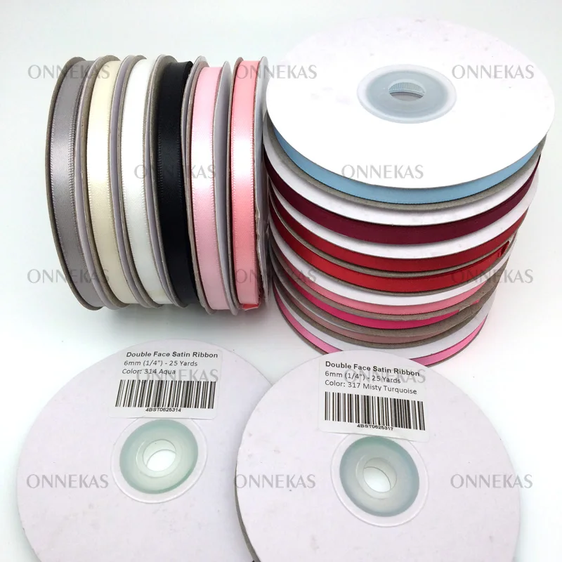 Satin Ribbons Ribbon Supplies Satin Ribbon Polyester Ribbon 22.5Meters