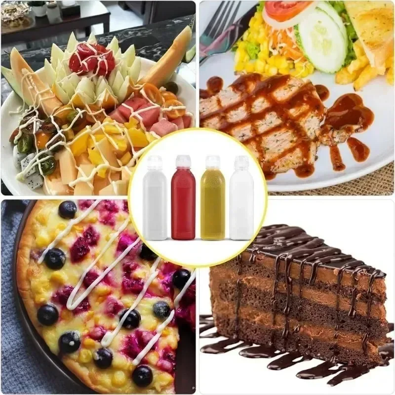 Kitchen Oil Bottle Squeeze Seasoning Bottle Screaming Oil Control Bottles Salad BBQ Dispenser Sauce Soy Condiment Container Tool