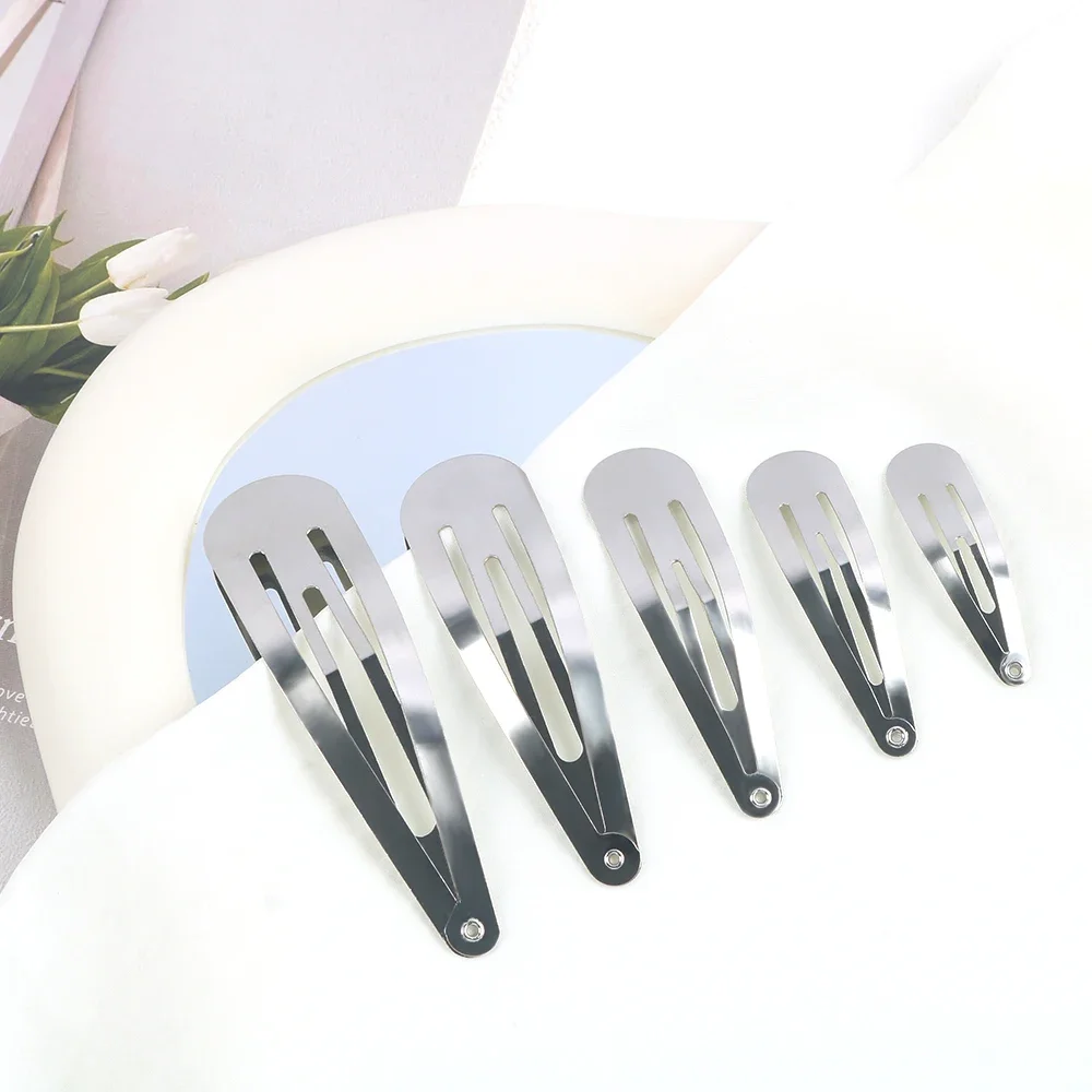 20pcs 워터 드롭 모양의 머리핀 간단한 금속 스냅 BB 헤어 클립 헤어핀 DI..