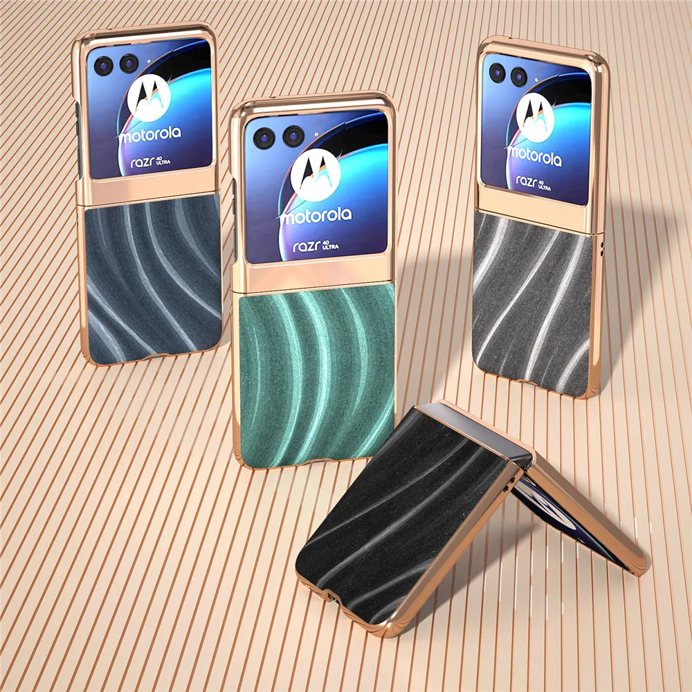 Custodia In Pelle Business Elettrorata Moda Per Motorola Razr 40 Ultra Custodia Per Moto Razr 40 Ultra Custodia Razr 40 Cover