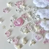 10PCS 3D Cute Resin Charm Photocard Holder Material Cross Bead Packaging DIY Photo Card Holder Decor Jewelry Accessories 2