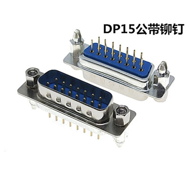 10 Pz D-Sub Dp9/15/25/37P Maschio Femmina Connettore Pcb Per Pc Uso Dip