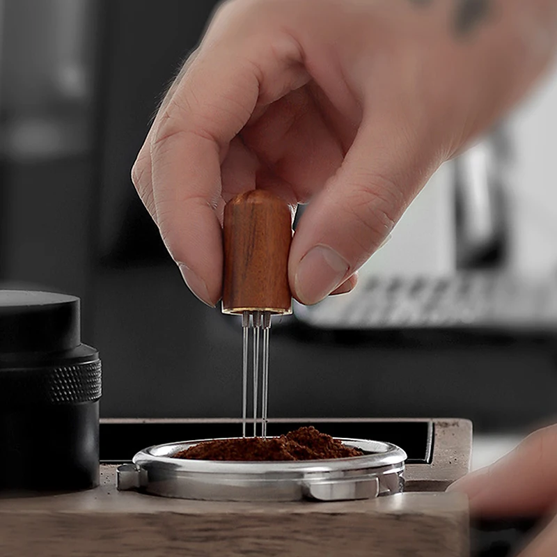 Espresso Coffee Stirrer Distributor Needle Stainless Steel Coffee Powder Tamper Tool Stirring Barista Accessories