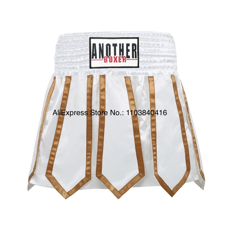 Muay Thai Shorts High Quality Boxing Shorts Men Women Kids Kickboxing Fight Pants with Ribbon Martial Arts MMA Training Clothes