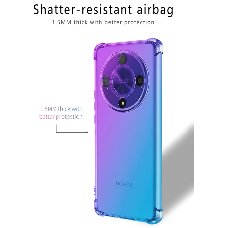 Shockproof Gradient Airbag TPU Protective Phone Case
