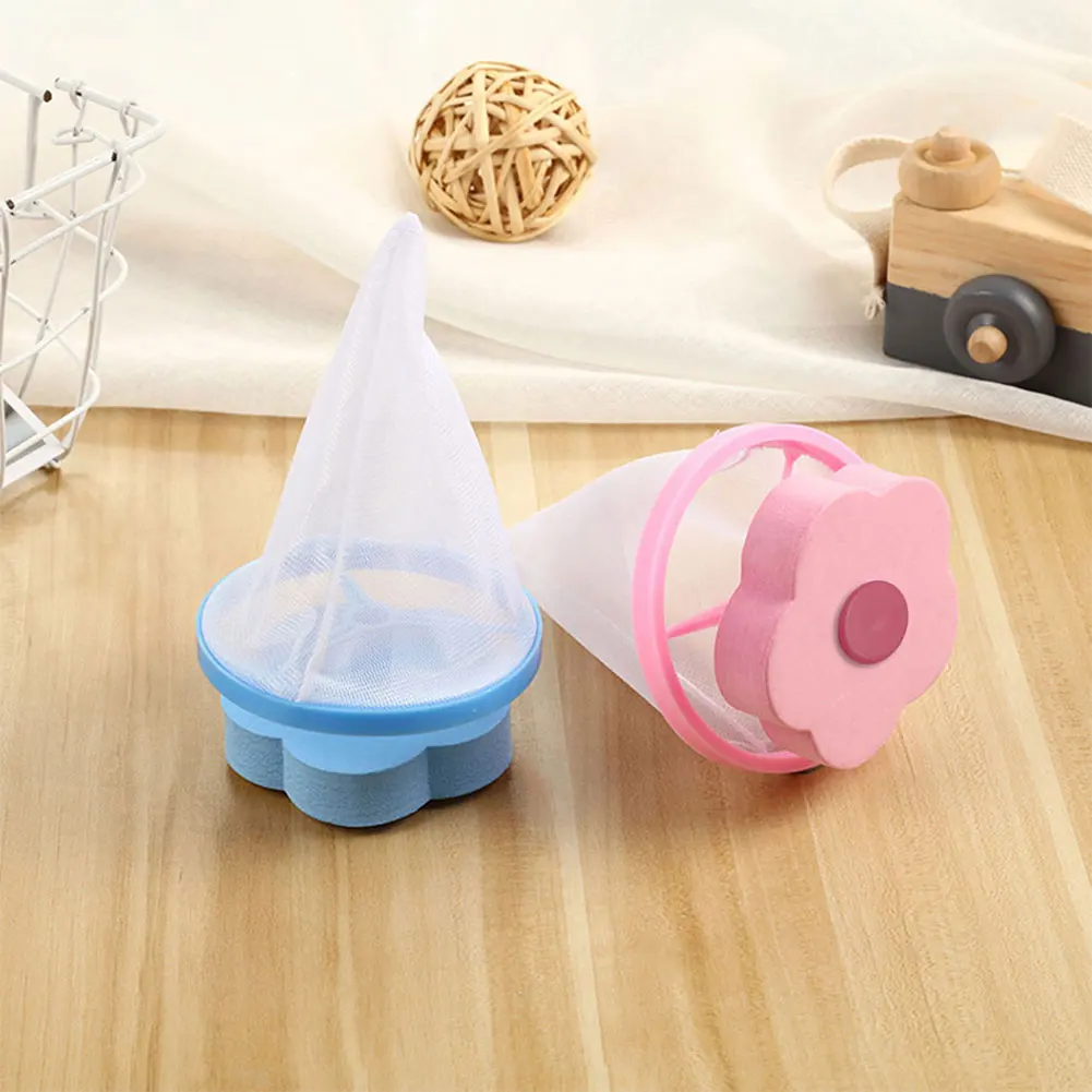 Washing Machine Hair Lint Catcher Reusable Filter Net Fur Hair Collector for Dog Cat