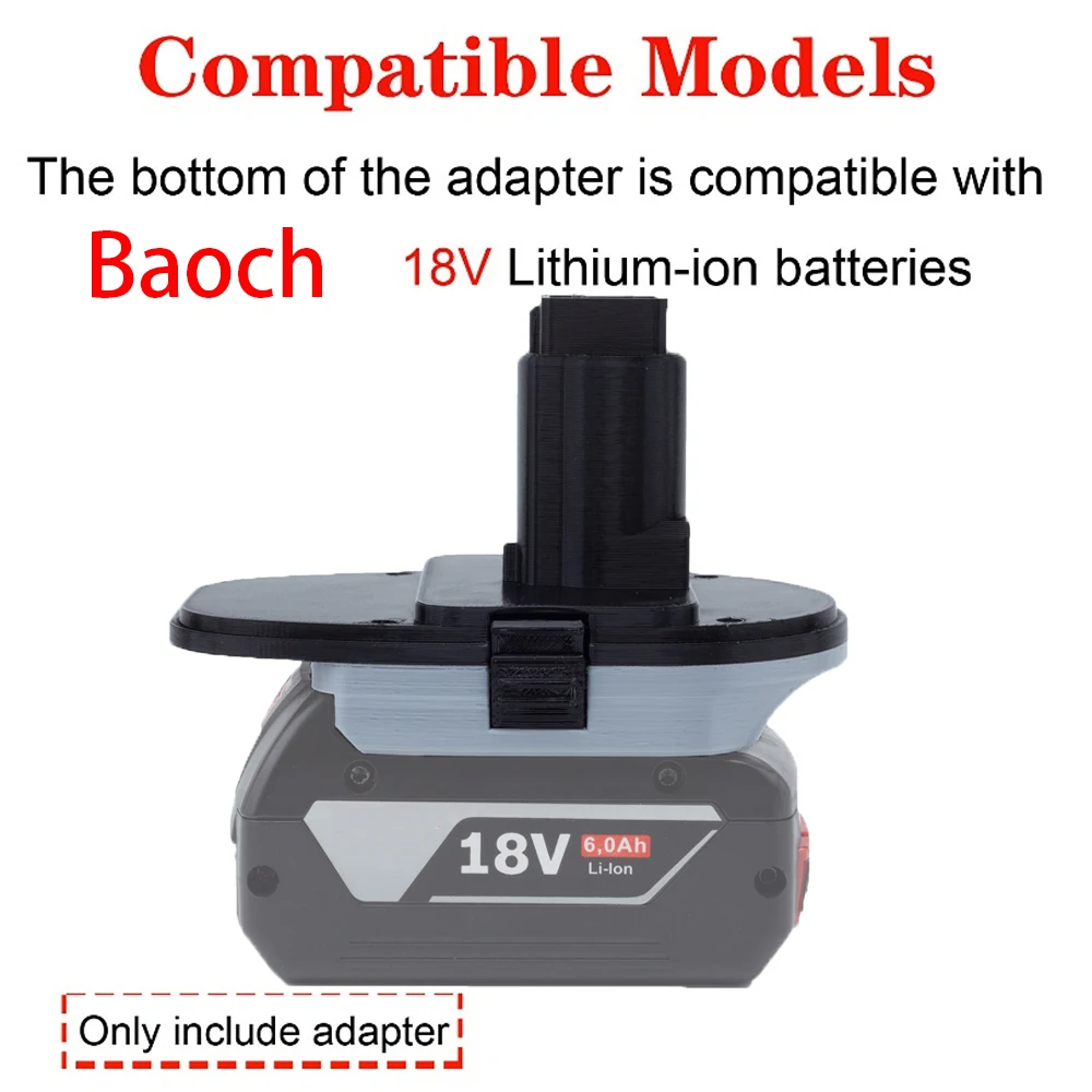 Adaptateur de batterie pour DeWalt Nickel 18V, convertisseur d'outils vers Bosch 18V, adaptateur de batterie Ion Eddie, accessoires pour outils électriques
