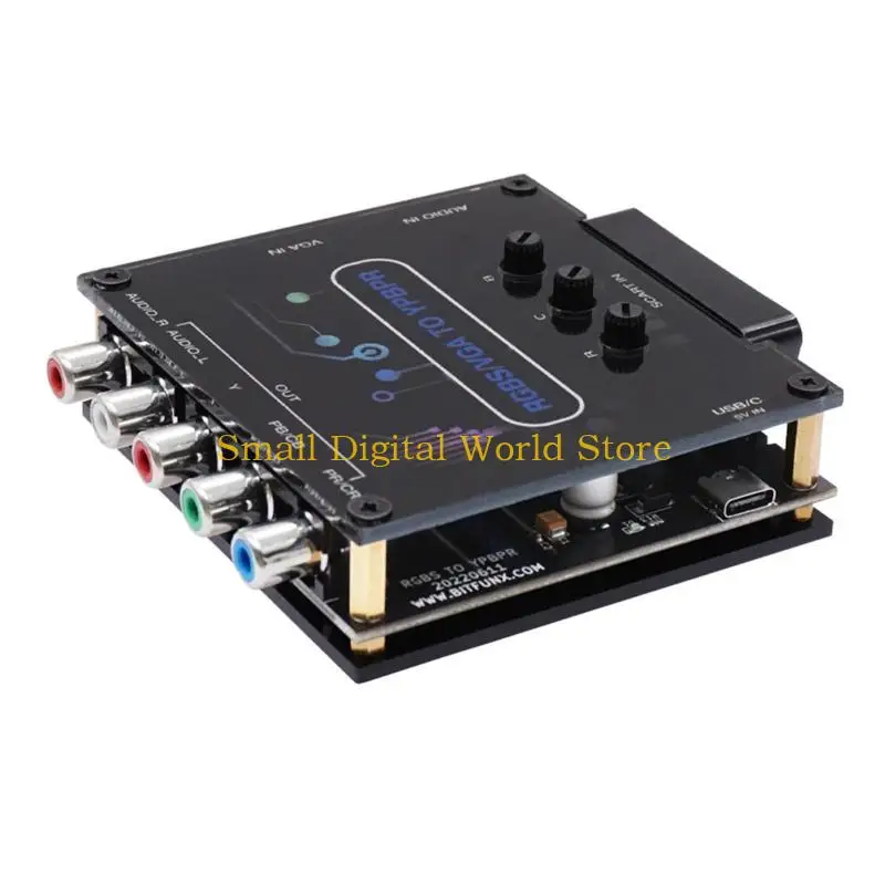 Conversor De Componentes RGBS VGA Para YPBPR SCART YCBCR Consoles De Jogos Retr%c3%b4 Nintendo 64 Ps1 Ps2 Dreamcast I.970094290