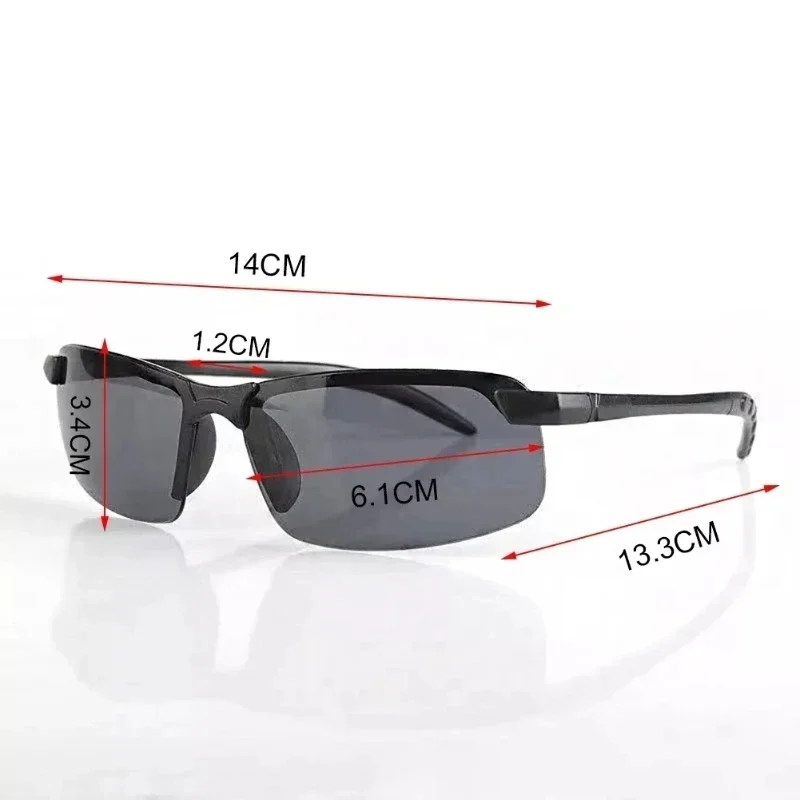 Night Vision Sunglasses Men Driving Yellow PC Frame Anti Glare Outdoor