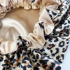 Elastic Wide Edge Satin Bonnet Long Hair Hat Sleeping Hats Wrap Night Cap Curls Reversible Women Men Heating Cap Hair Accessory 5