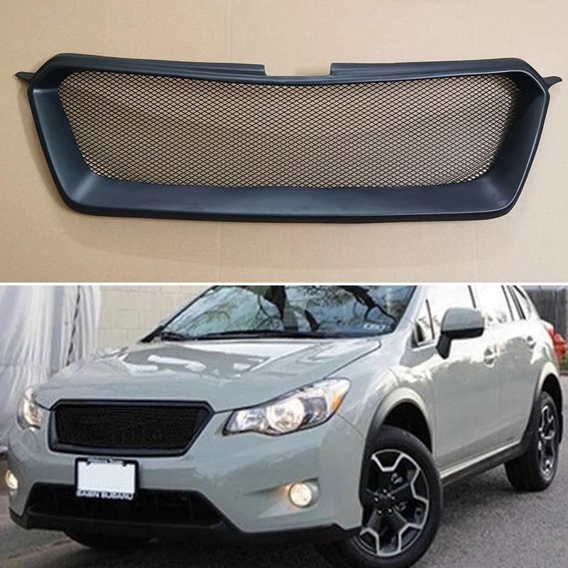

For Subaru XV Crosstrek 2013 2014 2015 2016 2017 Year Racing Grille Matte Black Grill Body Kit Accessories