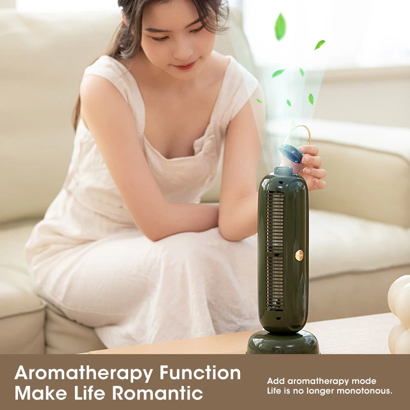 

USB Tower Fan Portable Mini Air Conditioner 90 ° Rotation Air Cooler Electric Fan Water Cooling Fan Aromatherapy Fan Desk Fan