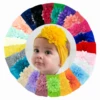3PCS Chiffon Flower Headbands Elastic Headbands for Baby Newborn Girl Children Turban Infant Flower Headband Hair Accessories 1