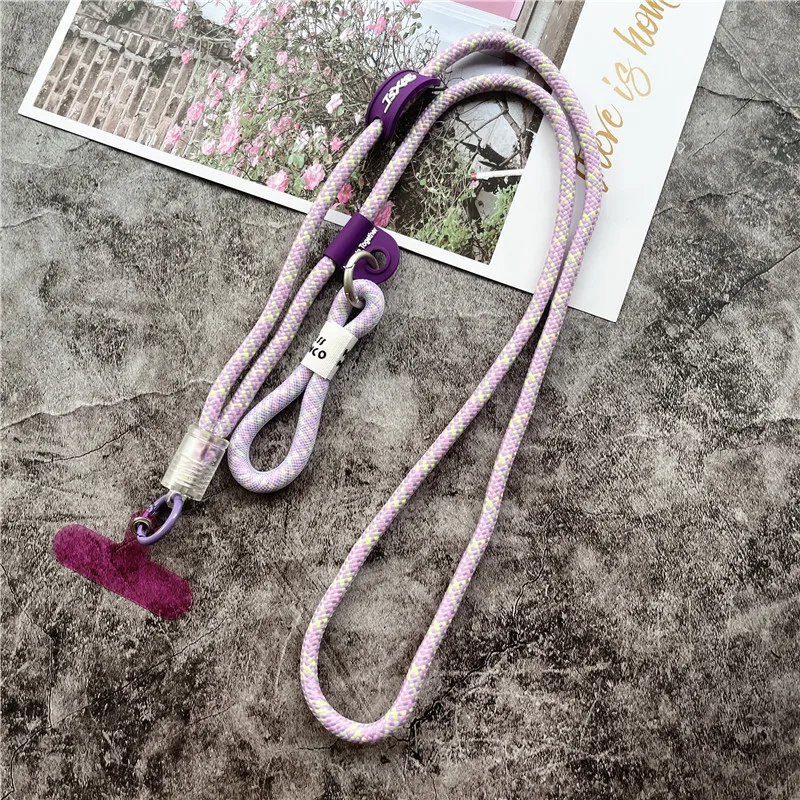 Premium Phone Charm with Detachable Lanyard and Crossbody Strap