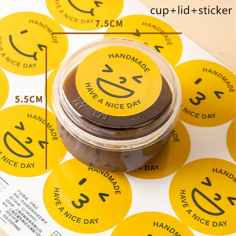 

50 шт. одноразовые десертные чашки, пластиковая Толстая чашка из полипропилена для йогурта, пудинга, чашка для мороженого, чашки для кондитерского торта «сделай сам» с крышками, товары Вечерние