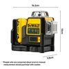 Dewalt DW089LG 3 Sides*360 Degree Vertical 12V Lithium Battery 12 Lines Laser Level Horizontal Green Light Level Meter Outdoor 6
