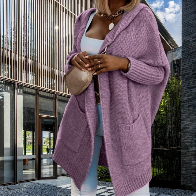 Cardigan In Cashmere Donna - Girocollo, Maniche Lunghe, Morbido E Caldo - Foto 2