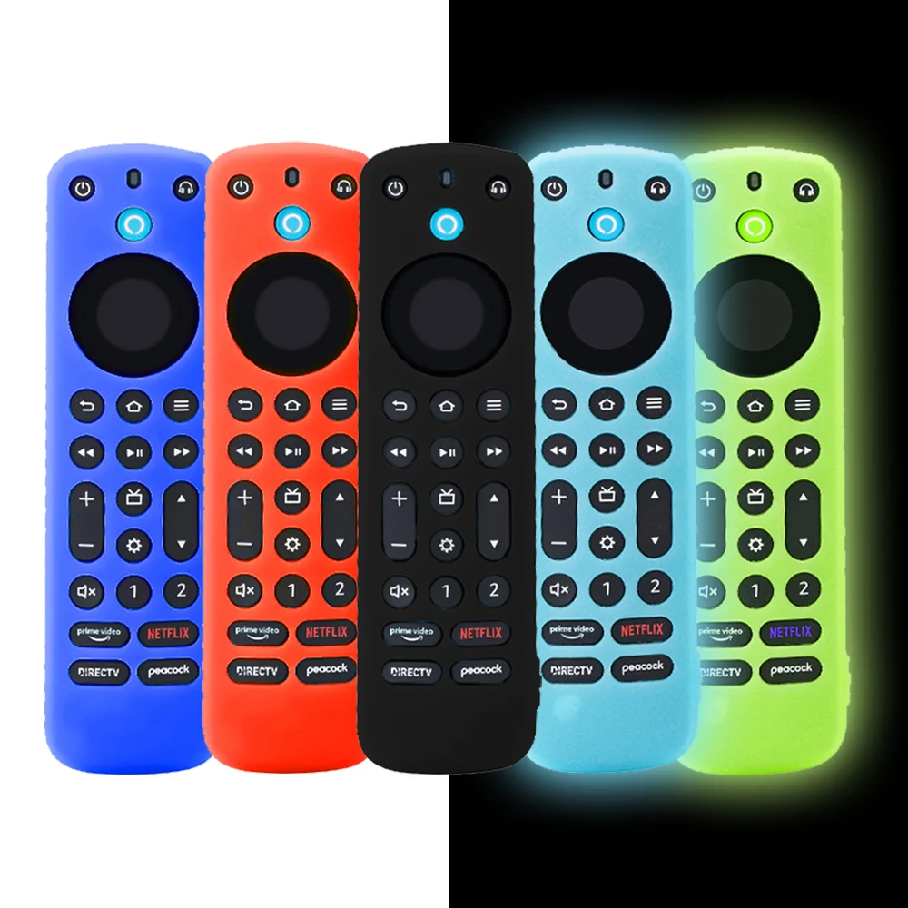 Silicone TV Remote Protective Case For Amazon Fire TV Alexa Voice Remote Pro 1 Piece