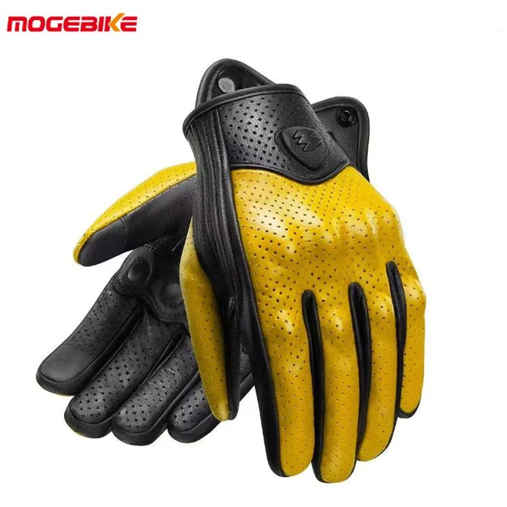 MOGEBIKE Vinatge ���� ���� ������� �尩 ���� ���� ����� ��Ʈ�� ���� ������� Guantes ������� ���� ũ�ν� �尩 M-XXL