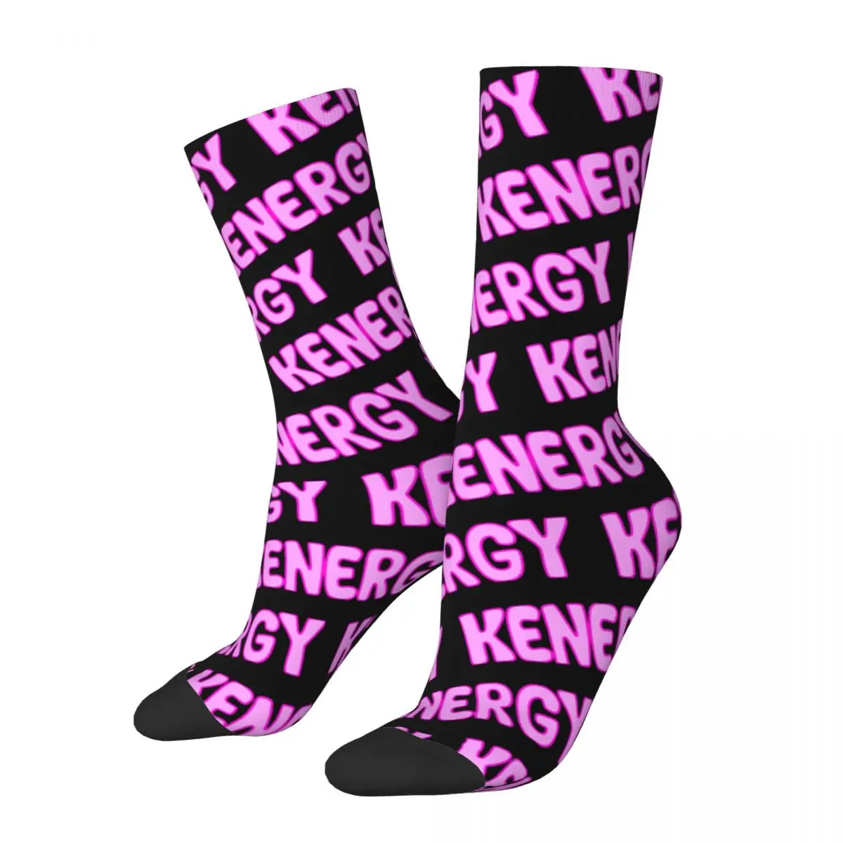 

Harajuku Kenergy Kenough Theme Design Sports Crew Socks Product All Season 2023 New Film Movie Warm Long Socks Breathable