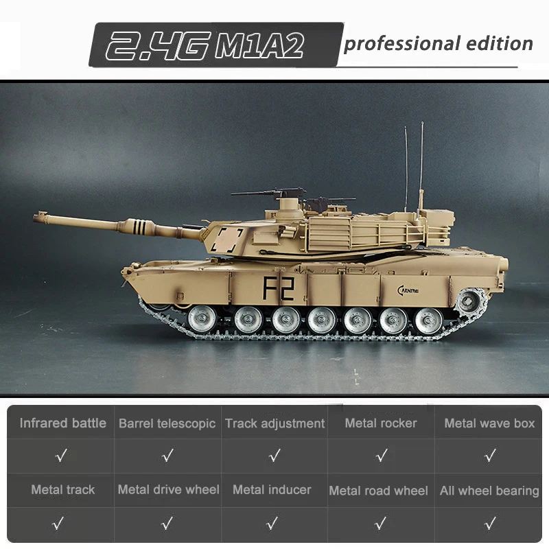 Henglong-ラジコン戦車モデル,おもちゃ,リモコン,軍用戦車,砲塔