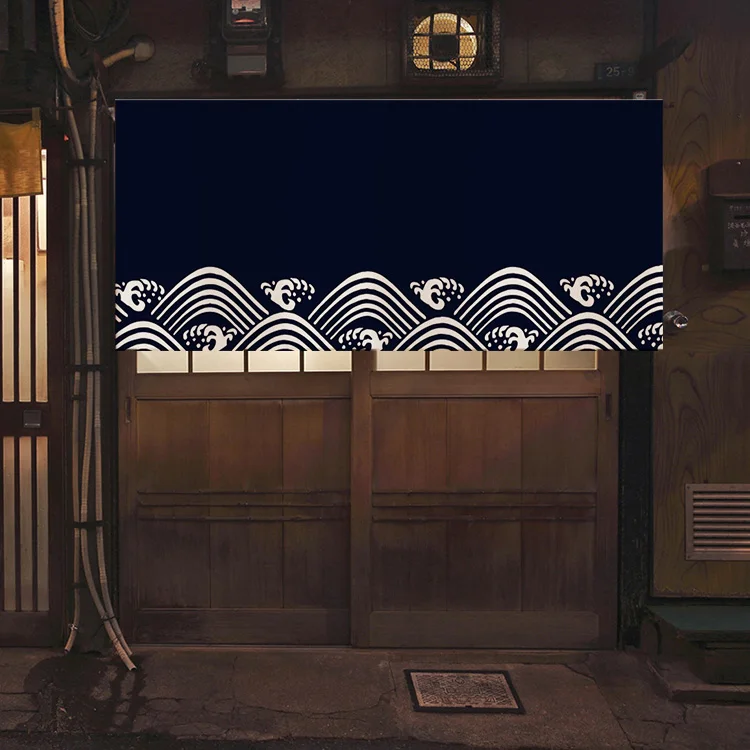 

Japanese Door Curtain Kitchen Partition Curtain Bedroom Curtain Decorative Curtain Sushi Restaurant Half Curtain Short Curtain