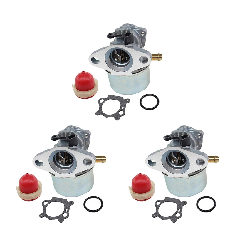 

3X Mowers Carburetor For Briggs & Stratton Engine 799868 498254 497347 497314 498170 Carb 4Hp 5Hp 6Hp 6.75Hp 6.5Hp 7Hp