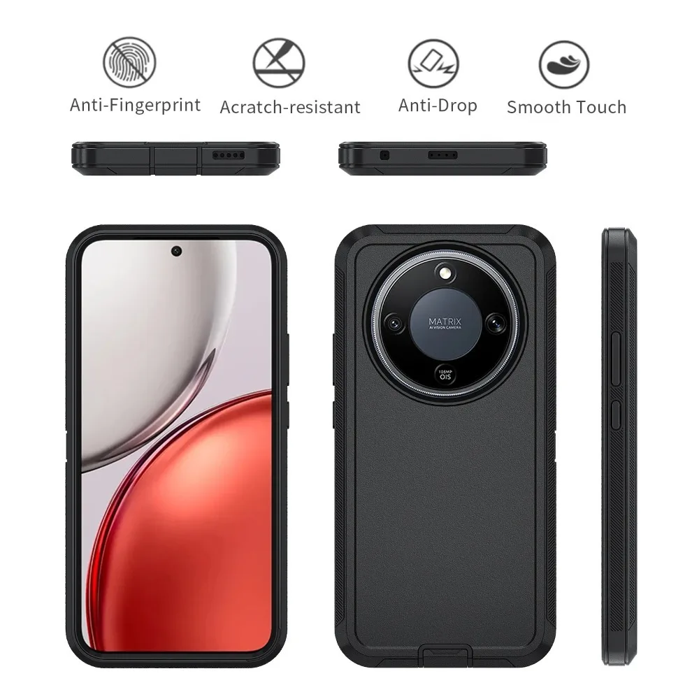 Enhanced Heavy Duty 3-Layer Shockproof Protection Case with Hybrid Defender Ott Armor