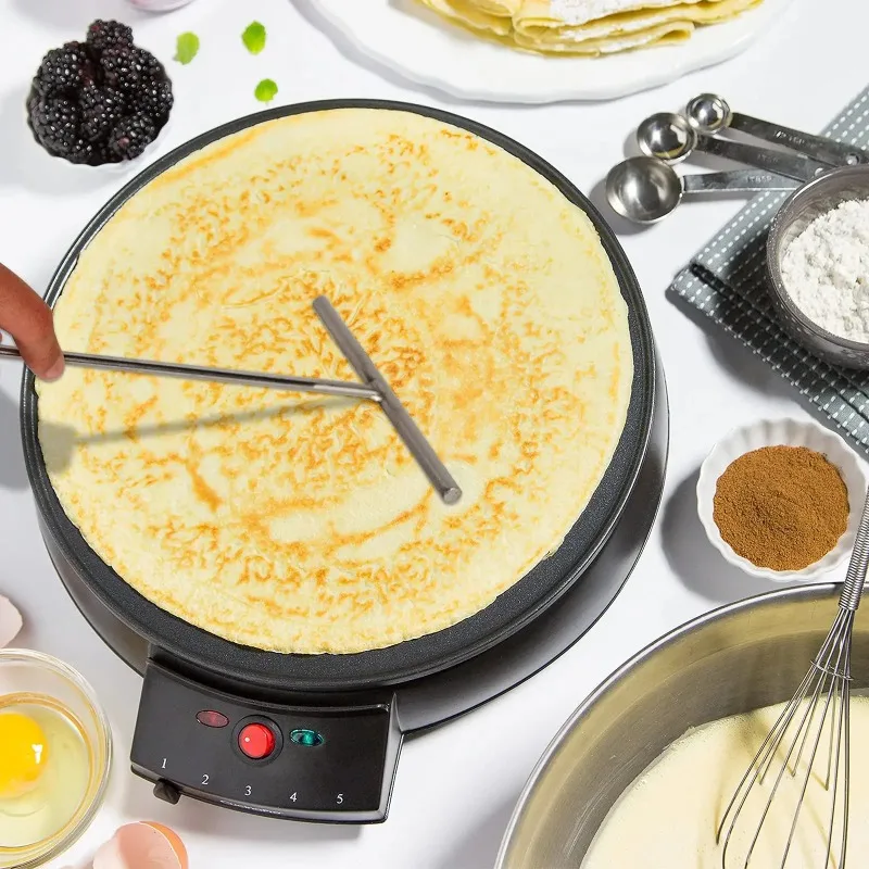 Stainless Steel Crepe Spreader Pancake Batter Spreading Tool Bakery Kitchen Home Cooking Pancake Tool