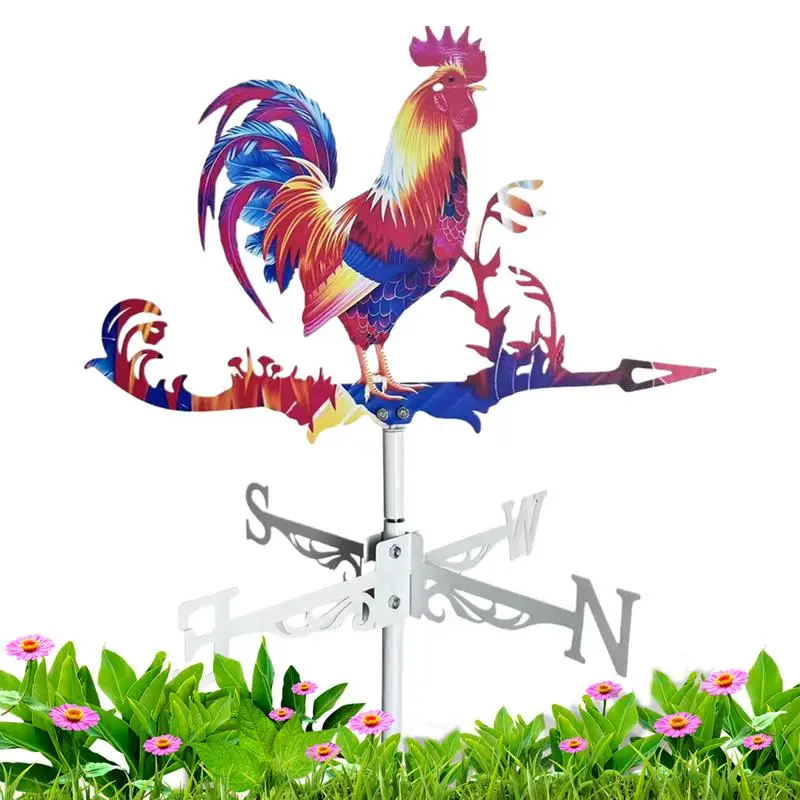 Girouette En Métal De Poulet De Coq Pour La Décoration De Jardin Ferme