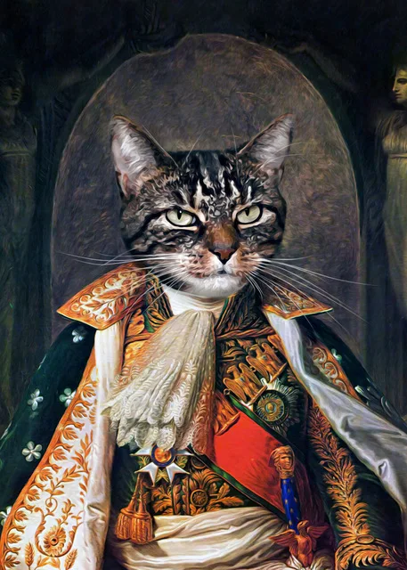 King Cat - Diamond Painting 