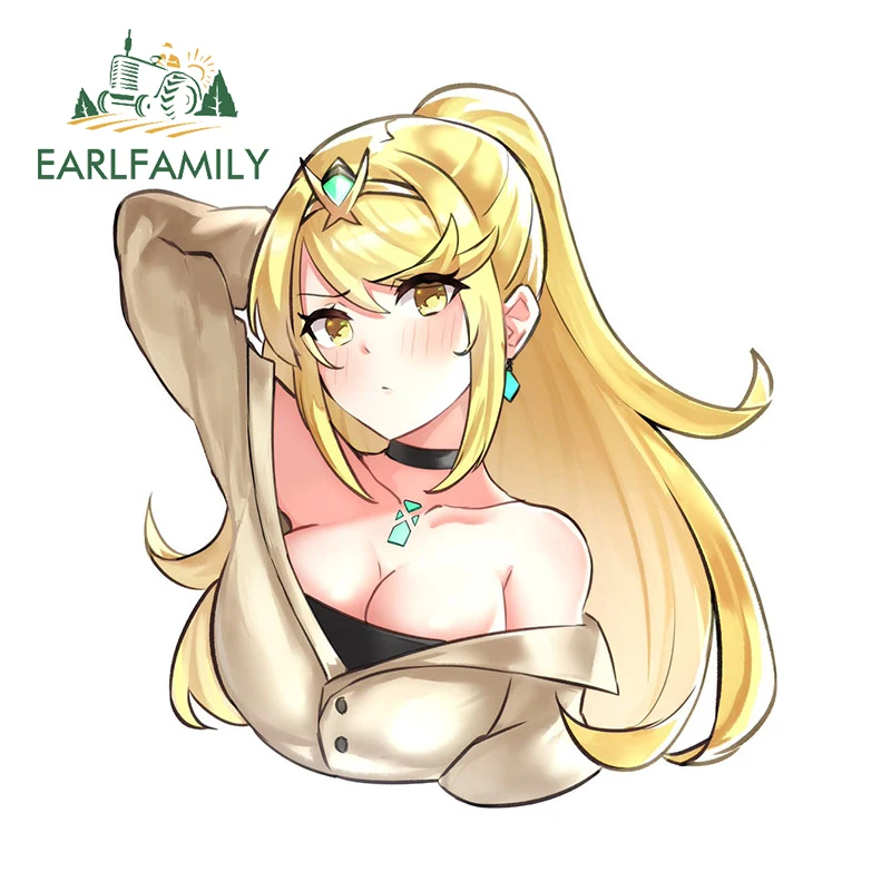 

EARLFAMILY, 13 см x 11,9 см, повседневные автомобильные наклейки, солнцезащитные, креативные, строительные, с окклюзией и царапинами