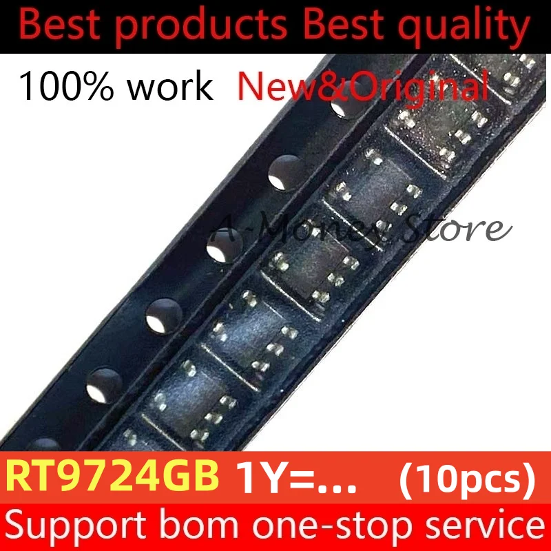 

(10pcs)RT9724 RT9724GB (1Y=W1B 1Y=...) sot23-5