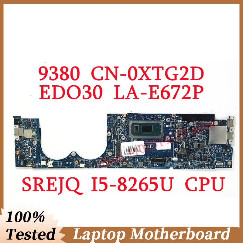 

Для DELL 9380 CN-0XTG2D 0XTG2D XTG2D с процессором SREJQ I5-8265U