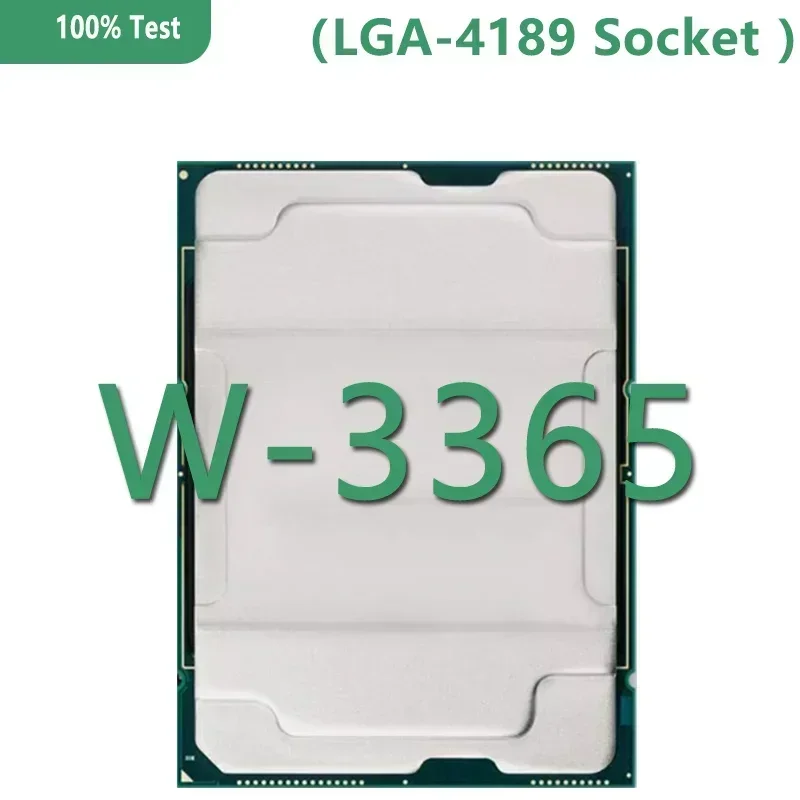 Xeon W-3365 CPU W-3365 3.4GHZ 32C/64T 48MB CPU 270W 프로세서 LGA 4189 4189 Mortherboard 테스트