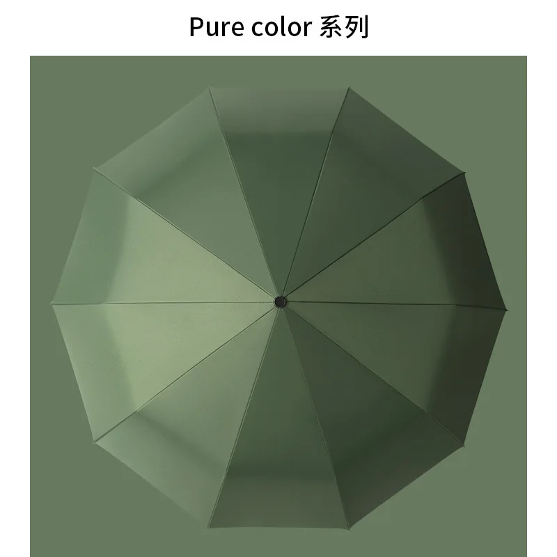 Xiaomi Automatic Umbrella UV Black Glue Sunshade 10 Umbrella Bones Glue Sunscreen Anti-ultraviolet for Men Women