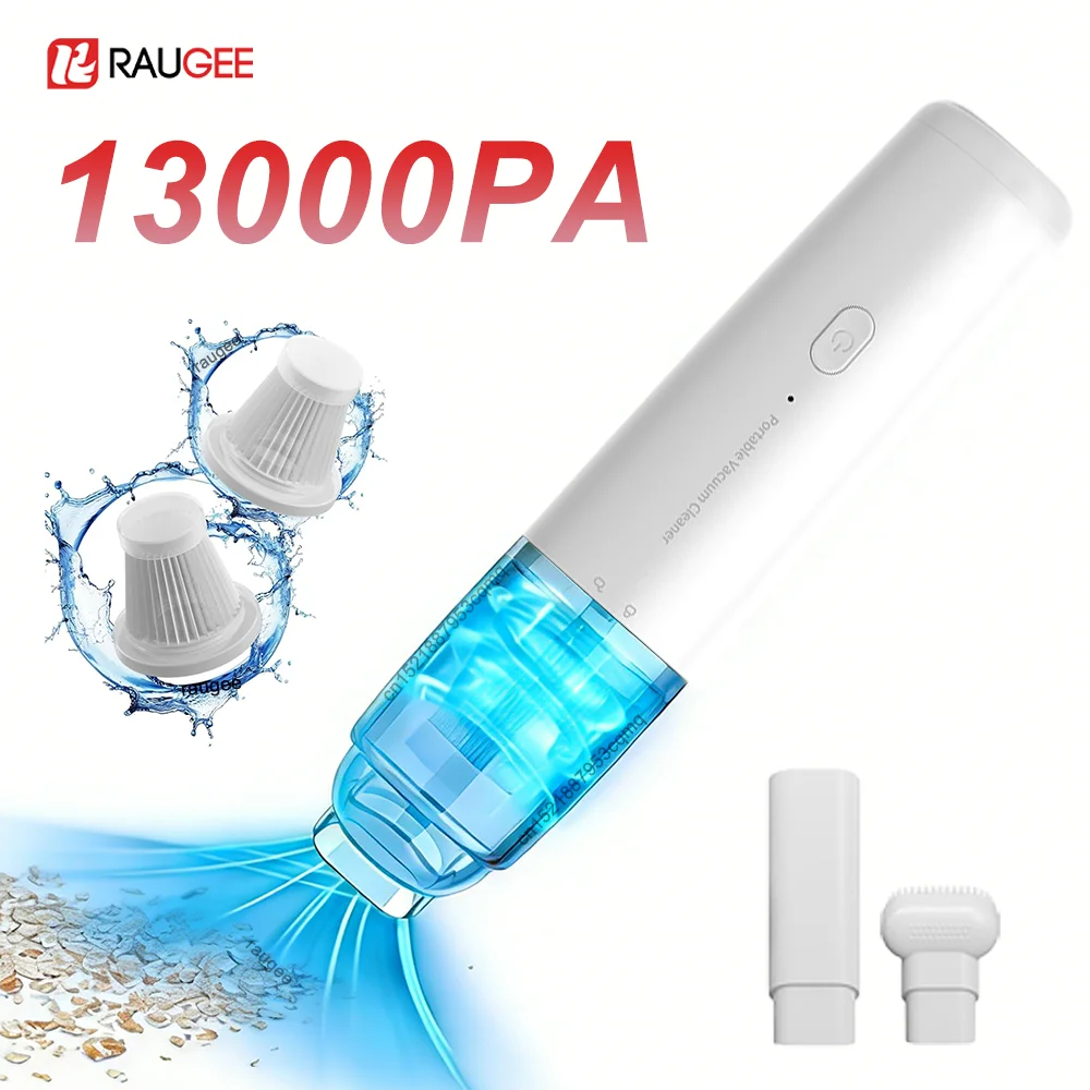 Car Vacuum Cleaner 13000PA Wireless Portable Vacuum Cleaner USB Charging Strong Suction Mini Handheld Car Home Vacuum Cleaner 1