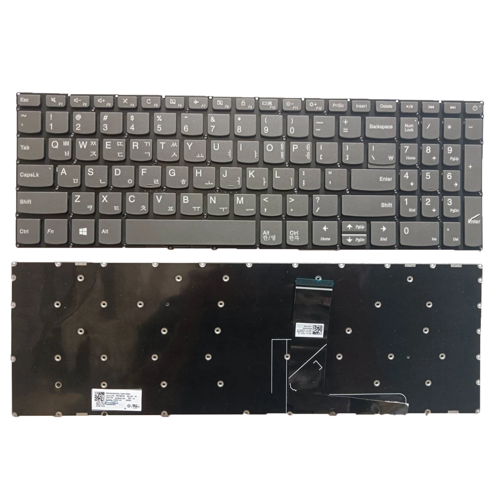

Новая клавиатура серого цвета для Lenovo IdeaPad 320-15IAP 80XR 320-15IKB 80XL 320-15ISK 80XH KE