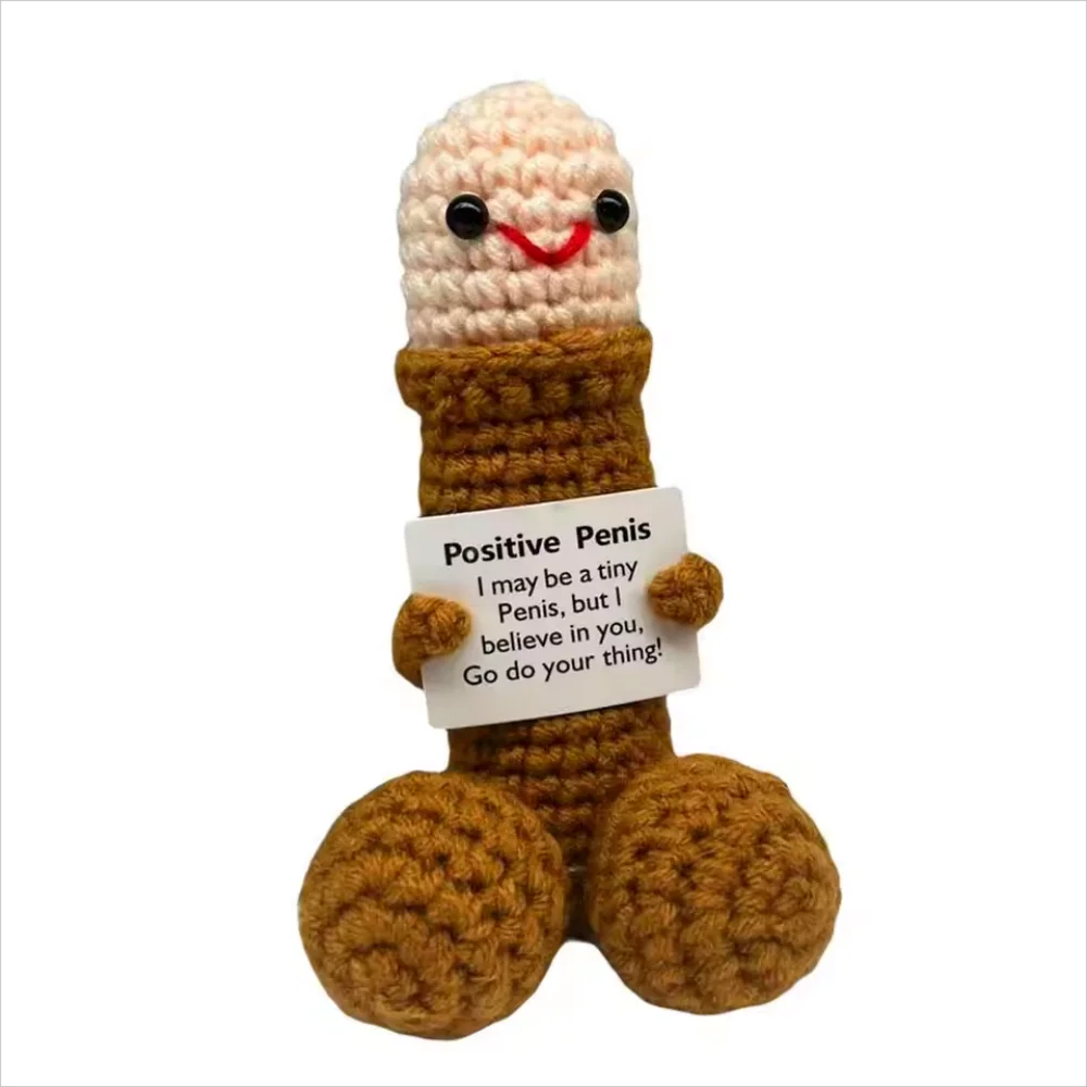 Skurrile Funney-Häkelfiguren, einzigartiges handgefertigtes Spielzeug mit positiver Kartoffel und emotionaler Unterstützung, Gurke, Heimdekoration, Geschenke – Detail 7