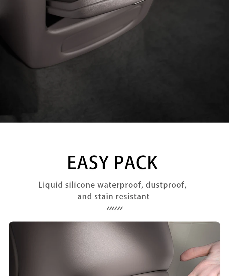 For ZEEKR 7X Rear air outlet storage box Silicone storage box at the back of the
